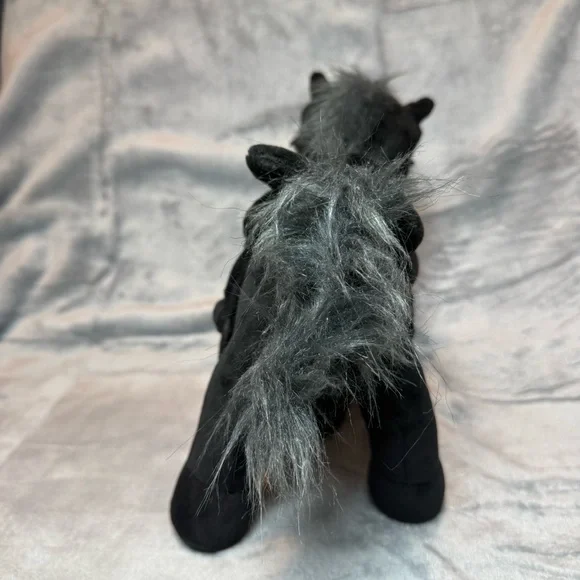 Texas Tech Red Raiders Black Plush Horse with Embroidered Logo - Picture 4 of 5